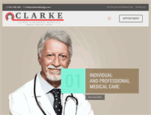 Tablet Screenshot of clarkeradiology.com
